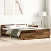 vidaXL Bettgestell ohne Matratze Altholz-Optik 135x190cm Holzwerkstoff 3328787 Bild 1