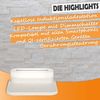 LIVOO Touch-Nachttischlampe Induktionsladestation Smartphone USB TEA292W weiß Bild 3