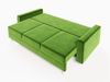 Sofa 3-Sitzer CARDE mit Schlaffunktion Grün Bild 4