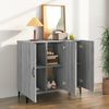 vidaXL Sideboard Grau Sonoma 90 x 34 x 80 cm Holzwerkstoff [817463] Bild 3