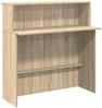 vidaXL Empfangstresen Sonoma-Eiche 100 x 50 x 103,5 cm Holzwerkstoff 859026 Bild 2