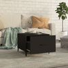 vidaXL Couchtische mit Metallbeinen 2 Stk. Schwarz 50x50x40 cm 812729 Bild 3
