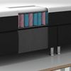 Boxspringbett Sunny Plus 180x200 cm Webstoff Schwarz mit Topper-Optik Bild 3