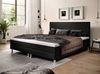 Boxspringbett Sunny Plus 180x200 cm Webstoff Schwarz mit Topper-Optik Bild 5