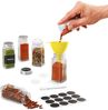 METALTEX 252898000 Gewürzgläser Set - 12 Gläser mit Aluminiumdeckeln, Ständer und Zubehör Bild 4