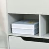 Kinderbücherregal mit Schublade & 5 Fächern, 60 x 29,9 x 90 cm, Grau Bild 5
