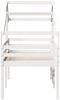 vidaXL Hochbett mit Dach Weiß 75x190 cm Massivholz Kiefer 3281984 Bild 5