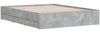 vidaXL Bettgestell mit Schubladen Betongrau 150x200 cm Holzwerkstoff 3207269 Bild 4