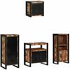 vidaXL Badezimmermöbel-Set mit Regal 4 pcs Massives upgecyceltes Holz 3305645 Bild 2