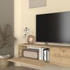 TV-Lowboard hängend Nolven 160x32x30 cm Eicheoptik [en. casa] Bild 4
