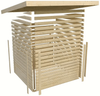 Karibu Sauna Hytti 0 naturbelassen mit 9 kW Bio-Ofen mit externer Steuerung Bild 5