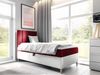 Boxspringbett Chapeni 'Junior 1' rot 100x200 cm Links Bild 2