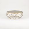 Livin Hill Couchtisch Glamour Gold, graue Zementplatte GL1714 Bild 2