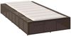 vidaXL Sonnenliege mit schwebender Auflage Braun Poly Rattan 4104203 Bild 5