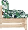 vidaXL Outdoor-Mittelsofa Paletten Imprägniertes Kiefernholz 3066540 Bild 4
