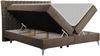 Boxspringbett mit 2 Bettkästen Matratze und Topper - MILEN - 180x200cm - Braun Velours - H4 Bild 4
