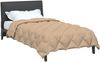 vidaXL Winterbettdecke Taupe 155 x 220 cm Mikrofaser 42025699 Bild 3