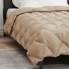 vidaXL Winterbettdecke Taupe 155 x 220 cm Mikrofaser 42025699 Bild 4