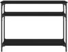 vidaXL Konsolentisch Schwarz 100x29x75 cm Holzwerkstoff 834035 Bild 4