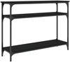 vidaXL Konsolentisch Schwarz 100x29x75 cm Holzwerkstoff 834035 Bild 2