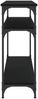 vidaXL Konsolentisch Schwarz 100x29x75 cm Holzwerkstoff 834035 Bild 5