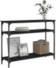 vidaXL Konsolentisch Schwarz 100x29x75 cm Holzwerkstoff 834035 Bild 3