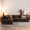 Bronx71 Ecksofa Kyle chenille mocha links Bild 2