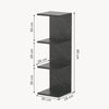 Wandregal Surahammar 95x30x28 cm Marmoroptik, schwarz [en. casa] Bild 4