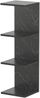 Wandregal Surahammar 95x30x28 cm Marmoroptik, schwarz [en. casa] Bild 3