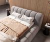 Polsterbettgestell Cutio 140x200 cm Mikrofaser Grau Bild 5