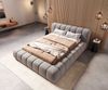 Polsterbettgestell Cutio 140x200 cm Mikrofaser Grau Bild 4