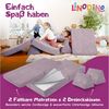 Linodino Kindersofa Spielsofa I aus Schaumstoff Bausteine I Spielcouch für Kinder, 3 Jahre Garantie Bild 4