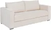Vente-unique - LORETO Sofa Stoff Beige - B 223 cm95 cm x H 90 cm x L 215 cm Bild 2