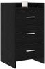 vidaXL Nachttische Schwarze Eiche 40 x 36 x 70 cm Holzwerkstoff 8011028 Bild 2