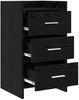 vidaXL Nachttische Schwarze Eiche 40 x 36 x 70 cm Holzwerkstoff 8011028 Bild 3