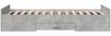 vidaXL Bettgestell mit Schubladen Betongrau 75x190 cm Holzwerkstoff 3280352 Bild 5