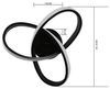 Nettlife LED Deckenleuchte Dimmbar 40CM Geometrie Design Wohnzimmer Deckenlampe fernbedienung, LED fest verbaut, Augenschutz Bild 4