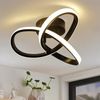 Nettlife LED Deckenleuchte Dimmbar 40CM Geometrie Design Wohnzimmer Deckenlampe fernbedienung, LED fest verbaut, Augenschutz Bild 5