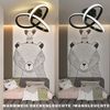 Nettlife LED Deckenleuchte Dimmbar 40CM Geometrie Design Wohnzimmer Deckenlampe fernbedienung, LED fest verbaut, Augenschutz Bild 3