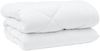 vidaXL Winterbettdecke Weiß 240 x 222 x 5 cm Polyester 42007778 Bild 4