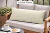 Amilian Kissenbezüge Kissenbezug 40x80 cm - Kopfkissenbezug Sofakissenbezug Kissenhülle, Cord-Optik, weich, Hotelverschluss ohne Reißverschluss Bild 4