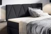 99rooms Emma Boxspringbett 140x200 cm Velours Jasmine Schwarz Bild 2