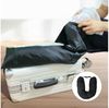 Rutaqian Nackenkissen Reisekissen, Ergonomisches Nackenkissen zum Befüllen mit Kleidung, Befüllbares Schlafkissen, Nackenkissenbezu, 1-tlg, Befüllbares Schlafkissen, Nackenkissenbezu, Tragbares Nacken Stützkissen für Flugzeugstuhl,Auto, Zuhause,Büro,78cm Bild 4