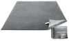 Songmics Teppich, 160x230 cm, Wohnzimmerteppich, Rutschfester Teppich, Dekoration, für Wohnzimmer, Schlafzimmer, Kinderzimmer, maschinenwaschbar, Super Soft, modern, Taubengrau Bild 2