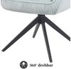 B&D home Polsterstuhl ARVIT (1 St), mit Armlehnen, Taschenfederkern-Sitz, Metallgestell 360° drehbar Bild 4