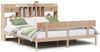vidaXL Massivholzbett mit Regal ohne Matratze 180x200 cm Kiefernholz 3321840 Bild 2