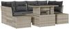 vidaXL Garten-Sofa-Set mit Kissen 7 pcs Hellgrau und Dunkelgrau 3357855 Bild 2