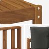 vidaXL Outdoor-Sofagarnitur mit Kissen 4 pcs Natur und Anthrazit 3367400 Bild 5
