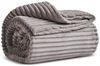 Karaca Tagesdecke Karaca Ruby Stripe, Wellsoft TV-Decke, Grau Bild 1