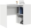 vidaXL Schreibtisch mit Regal Weiß 102 x 50 x 75 cm Holzwerkstoff 869538 Bild 3